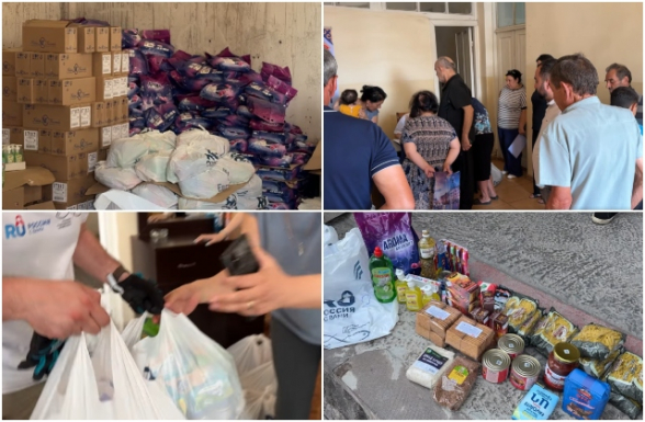 Распределение гуманитарной помощи уже начато в общине Масис (видео)